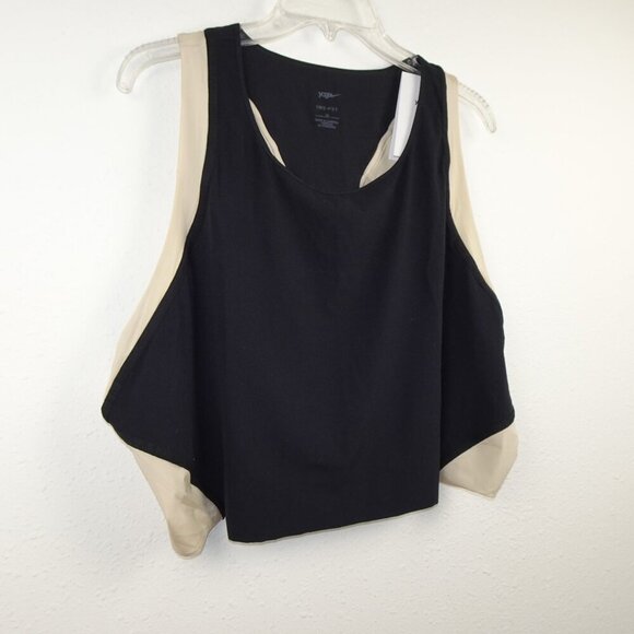 NWT Nike Black and Cream Tank Top - Picture 3 of 9